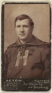Acton, Harvard University, from the College Football Stars series (N302) for Mayo's Cut Plug Tobacco