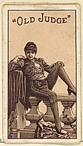 Actress from the Old Judge series (N167) for Old Judge Cigarettes by Goodwin & Company|Giles Lithographic Company