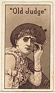 Actress from the Old Judge series (N167) for Old Judge Cigarettes by Goodwin & Company|Giles Lithographic Company