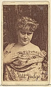 Actress from the Old Judge series (N167) for Old Judge Cigarettes by Goodwin & Company|Giles Lithographic Company
