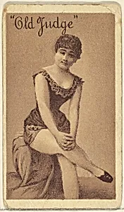 Actress from the Old Judge series (N167) for Old Judge Cigarettes by Goodwin & Company|Giles Lithographic Company