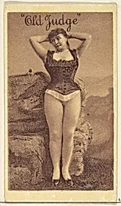 Actress from the Old Judge series (N167) for Old Judge Cigarettes by Goodwin & Company|Giles Lithographic Company