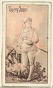 Actress from the Old Judge series (N167) for Old Judge and Gypsy Queen Cigarettes by Goodwin & Company|Giles Lithographic Company
