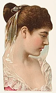 Actress in profile, from Stars of the Stage, Fourth Series (N132) issued by Duke Sons & Co. to promote Honest Long Cut Tobacco by American Tobacco Company|W. Duke, Sons & Co.