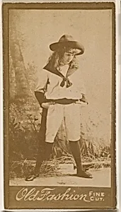 Actress wearing sailor costume, from the Actresses series (N664) promoting Old Fashion Fine Cut Tobacco