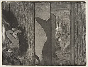 Actresses in Their Dressing Rooms by Edgar Degas