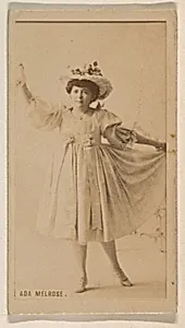 Ada Melrose, from the Actresses series (N245) issued by Kinney Brothers to promote Sweet Caporal Cigarettes by Kinney Brothers Tobacco Company