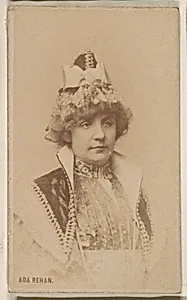 Ada Rehan, from the Actresses series (N246), Type 1, issued by Kinney Brothers to promote Sporting Extra Cigarettes by Kinney Brothers Tobacco Company