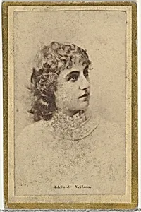 Adelaide Neilson, from the Actresses and Celebrities series (N60, Type 2) promoting Little Beauties Cigarettes for Allen & Ginter brand tobacco products by Allen & Ginter