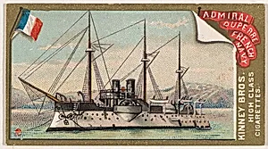 Admiral Dupeare, French Navy, from the Naval Vessels of the World series (N226) issued by Kinney Bros. by Kinney Brothers Tobacco Company