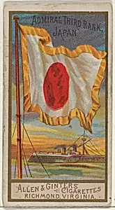 Admiral Third Rank, Japan, from the Naval Flags series (N17) for Allen & Ginter Cigarettes Brands by Allen & Ginter
