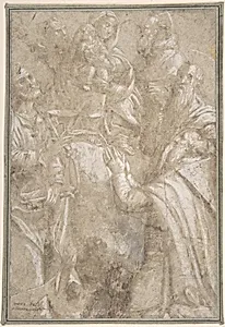 Adoration of the Madonna and Child