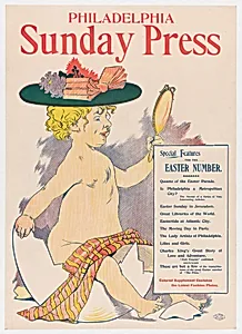 Advertisement for Philadelphia Sunday Press: Easter