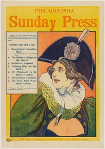 Advertisement for Philadelphia Sunday Press: June 2, 1895