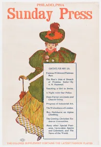 Advertisement for Philadelphia Sunday Press: May 10, 1895