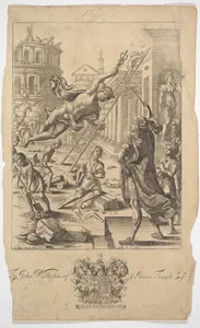 Aeneas and Mercury (from "The Works of Virgil: Containing his Pastorals, Georgics and Aeneis," 1697)