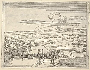 After a Few Days of Seige with the French Army, Francesco I d'Este Takes Prossession of Mortara, The Last of his Great Victories, from L'Idea di un Principe ed Eroe Cristiano in Francesco I d'Este, di Modena e Reggio Duca VIII [...] by Bartolomeo Fenice (Fénis)|Domenico Gamberti