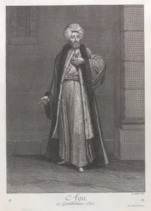 Aga, ou Gentilhomme Turc, plate 39 from "Recueil de cent estampes représentent differentes nations du Levant"