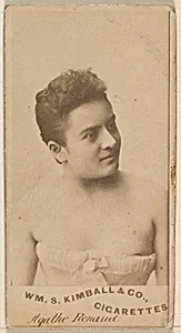 Agathe Renaud, from the Actresses series (N203) issued by Wm. S. Kimball & Co. by William S. Kimball & Company