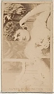 Agnes Huntington, from the Actors and Actresses series (N45, Type 8) for Virginia Brights Cigarettes by Allen & Ginter