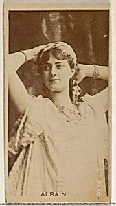 Albain, from the Actors and Actresses series (N45, Type 8) for Virginia Brights Cigarettes by Allen & Ginter
