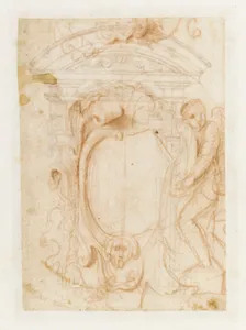 Album Containing Architectural, Ornament, and Figure Drawings