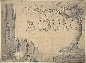 Album Title Page: Hanging Scene by Anonymous, French, 19th century