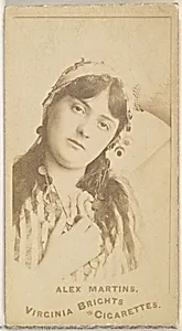 Alex Martins, from the Actors and Actresses series (N45, Type 1) for Virginia Brights Cigarettes by Allen & Ginter