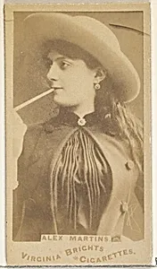 Alex Martins, from the Actors and Actresses series (N45, Type 1) for Virginia Brights Cigarettes by Allen & Ginter