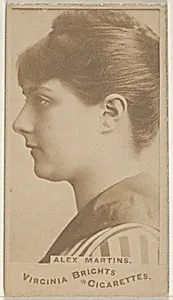 Alex Martins, from the Actors and Actresses series (N45, Type 1) for Virginia Brights Cigarettes by Allen & Ginter