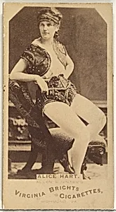 Alice Hart, from the Actors and Actresses series (N45, Type 1) for Virginia Brights Cigarettes by Allen & Ginter