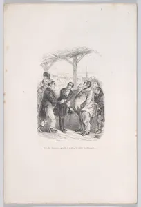 "All voters, big and small, gather to humbly coax each other..." from the Little Miseries of Human Life