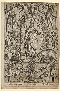 Allegory of Europe, from "The Four Continents"