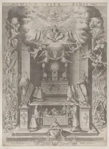 Allegory of the end of man's life