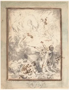Allegory on the Marriage of the Dauphin and Marie-Antoinette in 1770