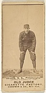 Allen, Shortstop, Pittsburgh, from the Old Judge series (N172) for Old Judge Cigarettes by Goodwin & Company