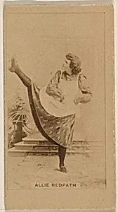 Allie Redpath, from the Actresses series (N245) issued by Kinney Brothers to promote Sweet Caporal Cigarettes by Kinney Brothers Tobacco Company