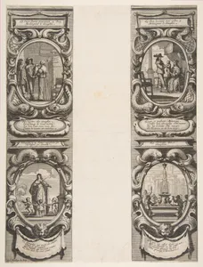 Almanach for 1639: Louis XIII and Anne of Austria entrusting the Kingdom and the Heir Apparent to the Virgin