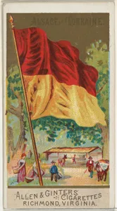Alsace and Lorraine, from Flags of All Nations, Series 2 (N10) for Allen & Ginter Cigarettes Brands