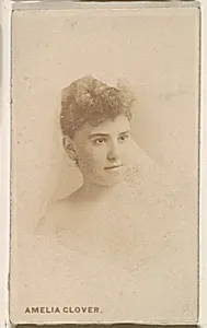 Amelia Glover, from the Actresses series (N246), Type 1, issued by Kinney Brothers to promote Sporting Extra Cigarettes by Kinney Brothers Tobacco Company