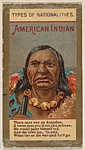 American Indian, from Types of Nationalities (N240) issued by Kinney Bros. by Kinney Brothers Tobacco Company