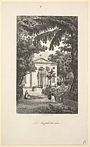 Amphitheater of the Botanical Gardens, Paris by Charles-François Daubigny