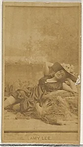 Amy Lee, from the Actors and Actresses series (N45, Type 8) for Virginia Brights Cigarettes by Allen & Ginter