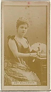Amy Williamson, from the Actors and Actresses series (N145-8) issued by Duke Sons & Co. to promote Duke Cigarettes by W. Duke, Sons & Co.|American Tobacco Company