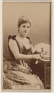 Amy Williamson, from the Actresses series (N245) issued by Kinney Brothers to promote Sweet Caporal Cigarettes by Kinney Brothers Tobacco Company