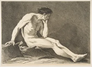 An "Académie": Sitting Man