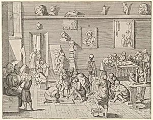 An Academy of Painters by Pierfrancesco Alberti
