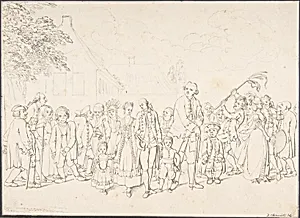 An Aristocratic Family Visiting Paupers