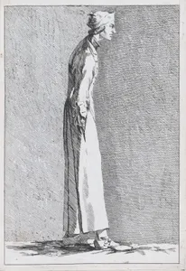 An Artist at the French Academy in Rome (?), pl. II from "Recueil de caricatures"