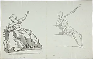 Anatomical drawing by Anonymous, French, 18th century
